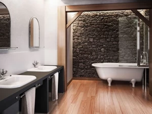 Ванна акриловая Hampton правосторонняя с ножками L2W Hampton Burlington E14, L2W