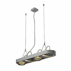 Подвесной светильник серебряный Aixlight 159074 SLV ДИЗАЙНЕРСКИЕ, AIXLIGHT R LONG 00-3889642 Серебро