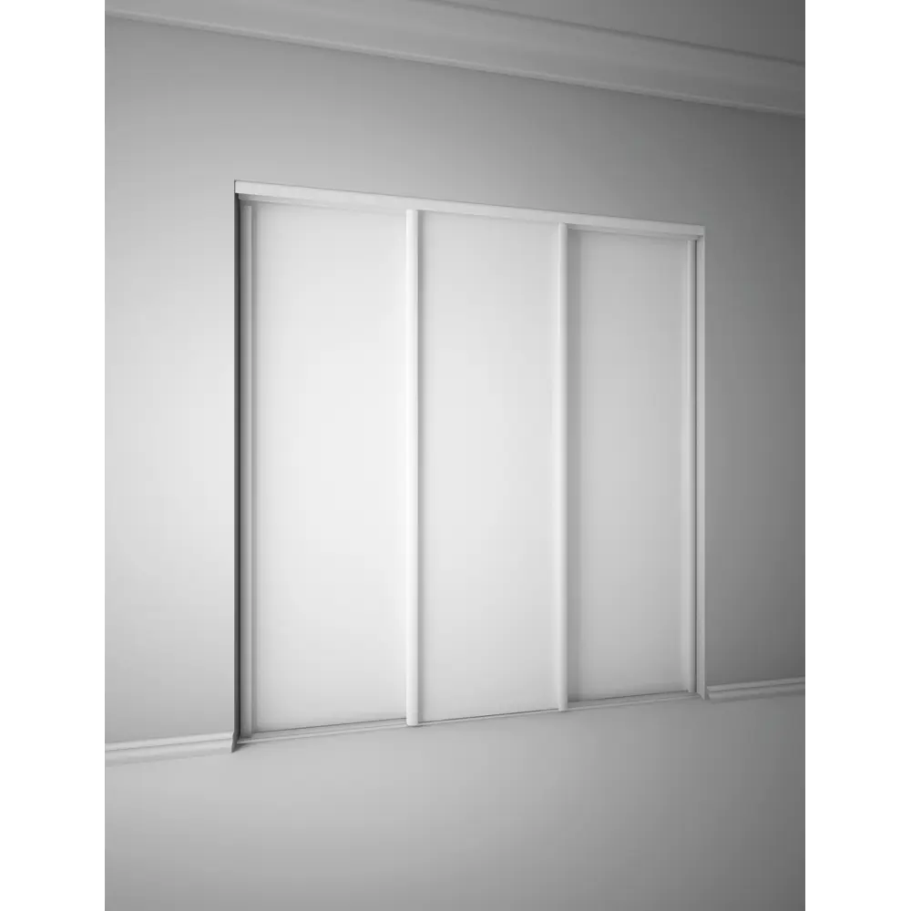 Дверь-купе SPACEO для шкафа-купе 2555×704 мм белая ЛДСП 82362532 STLM-1584037 - Вид №4