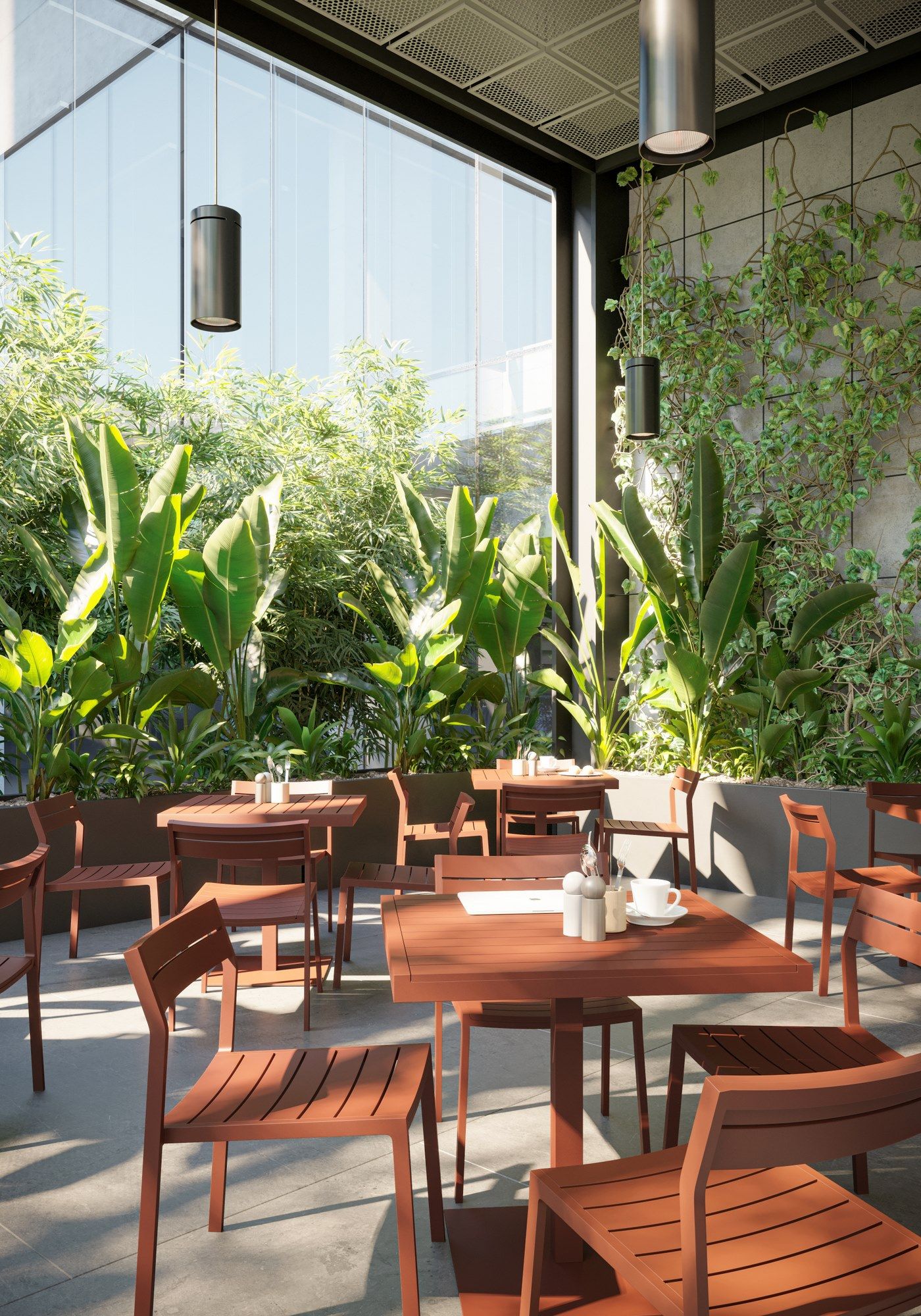 Алюминиевый стул с порошковым покрытием Case Eos ARCH-00109535 - Вид №18