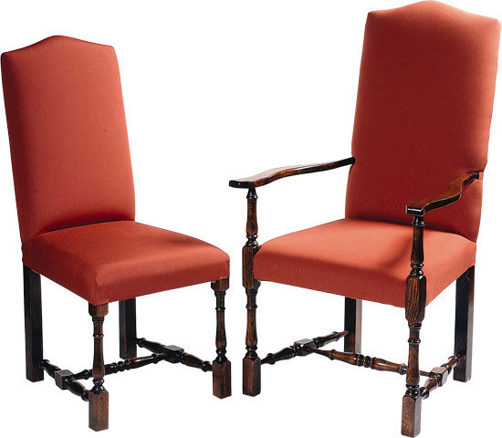 U902 Мягкий стул с повернутой ножкой ijlbrown 