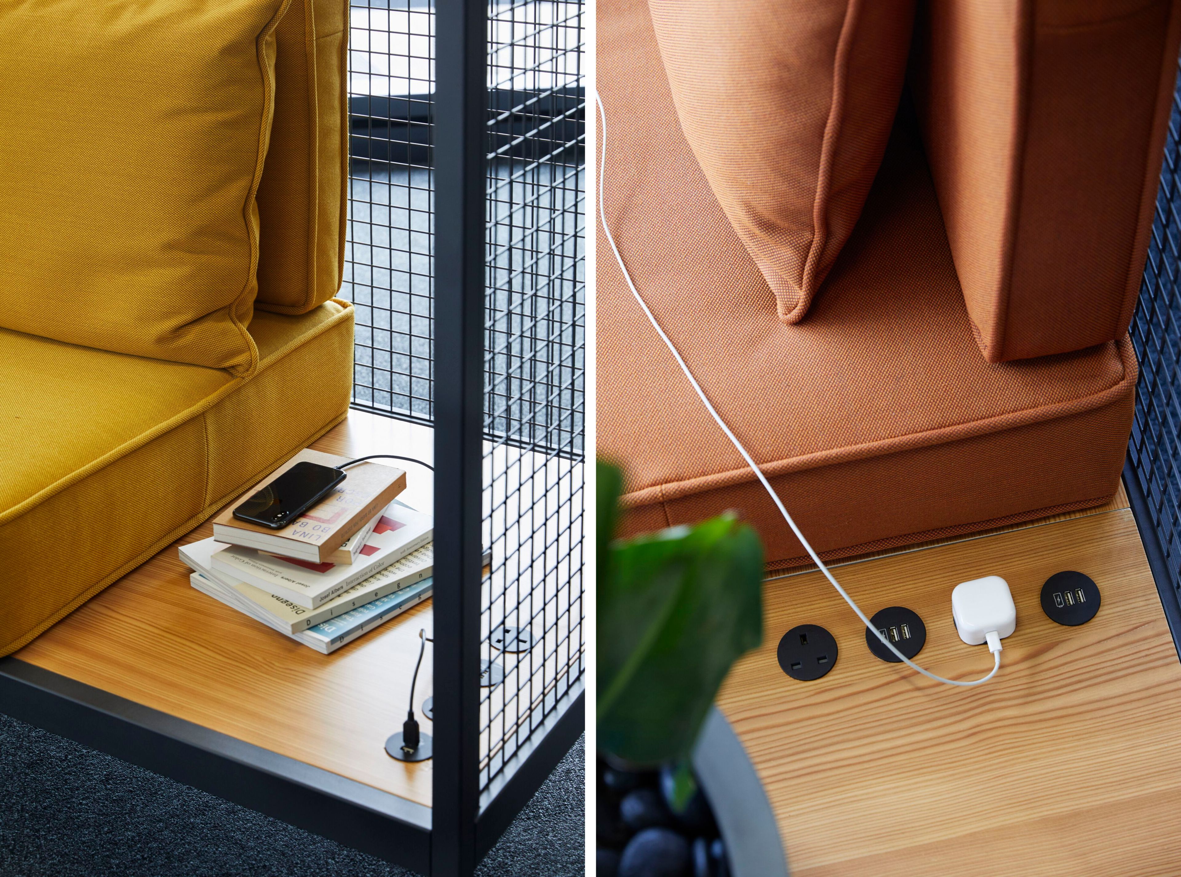 Двусторонний линейный диван с высокой спинкой Established&Sons сетка ARCH-00031066 - Вид №17