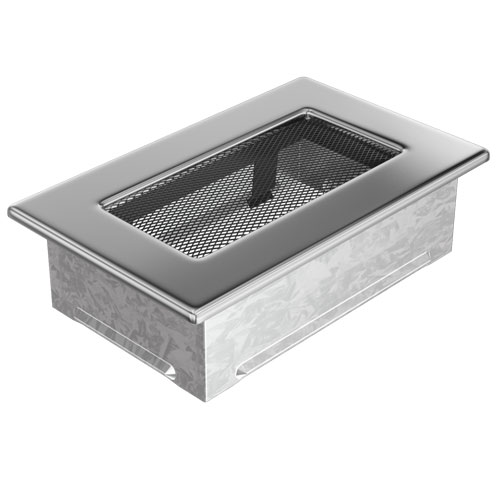 Вентиляционная решетка Kratki 11х17 (никель) 4133 - Вид №1