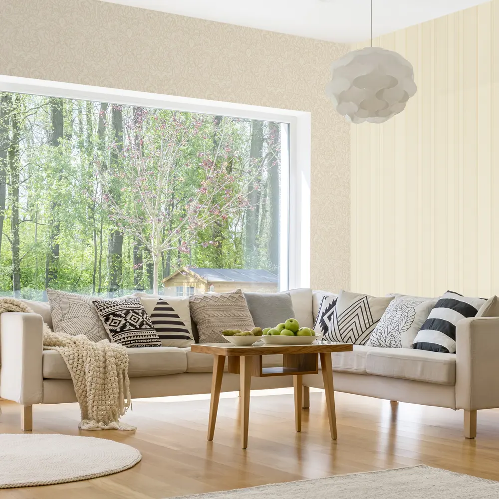 Обои флизелиновые Euro Decor Adele бежевые 1.06 м 3781-3 82104792 STLM-2089854 - Вид №3