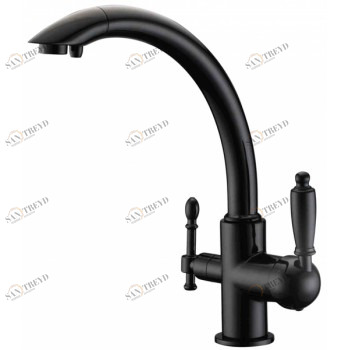 Zorg ZR 314 YF-33 Black Смеситель для кухни Zorg 325х230 мм 