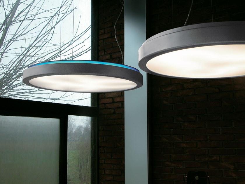 Martinelli Luce Подвесной светильник из алюминия и метакрилата Luna 2035 - Вид №5