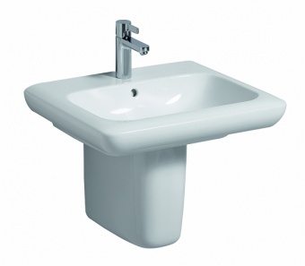 121960000 Подвесная раковина настенная прямоугольная Keramag  - Вид №1