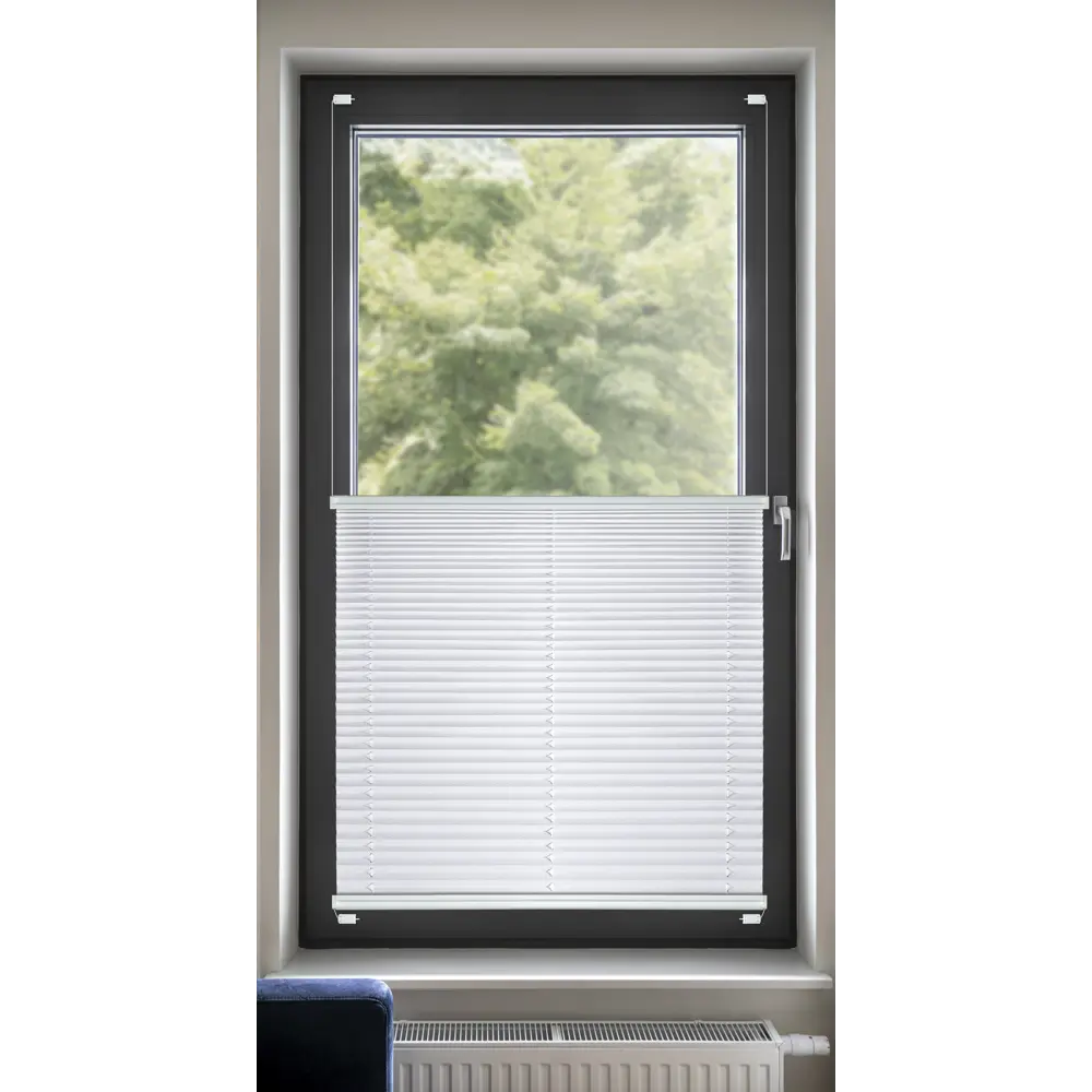 Штора плиссе 65x170 см жаккард белая Santreyd STLM-2148260 - Вид №11