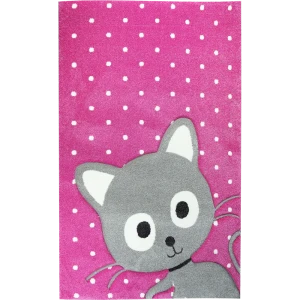 Ковер полипропилен Art Kids 78RVR 120x170 см цвет розовый 82250066 STLM-2133929