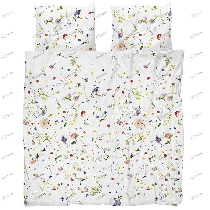 Комплект постельного белья  "Цветочные поля" 200 х 220 см SNURK FLOWERFIELDS200X220CM