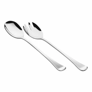 Ложка и вилка стальные сервировочные серебро "Космополитен" MAXWELL & WILLIAMS СТОЛОВЫЕ ПРИБОРЫ КОСМОПОЛИТЕН 00-3946638 Серебро