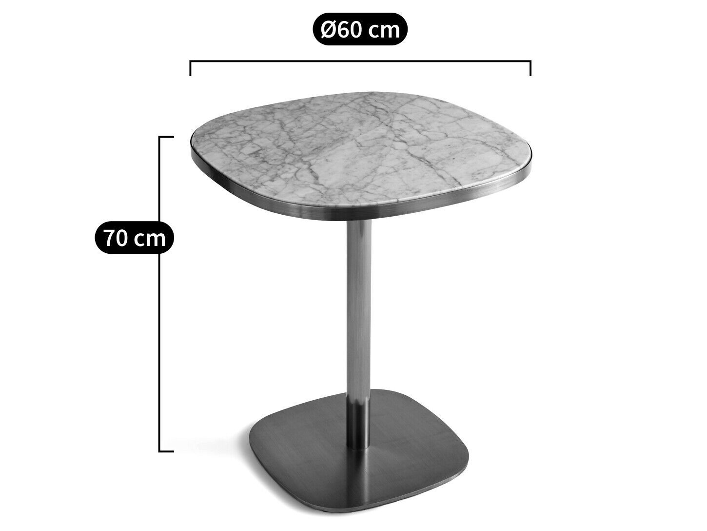 Квадратный мраморный стол AMPM Lixfeld ARCH-00112577 - Вид №12