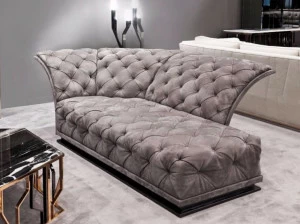 Longhi Стеганая кушетка из ткани Loveluxe