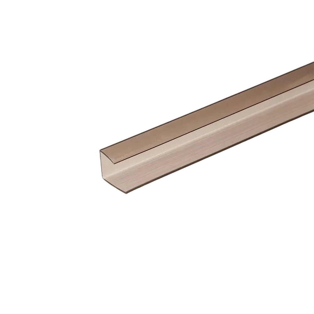 Профиль торцевой для поликарбоната Колибри 6 мм 2.1 м бронзовый Santreyd STLM-2084859