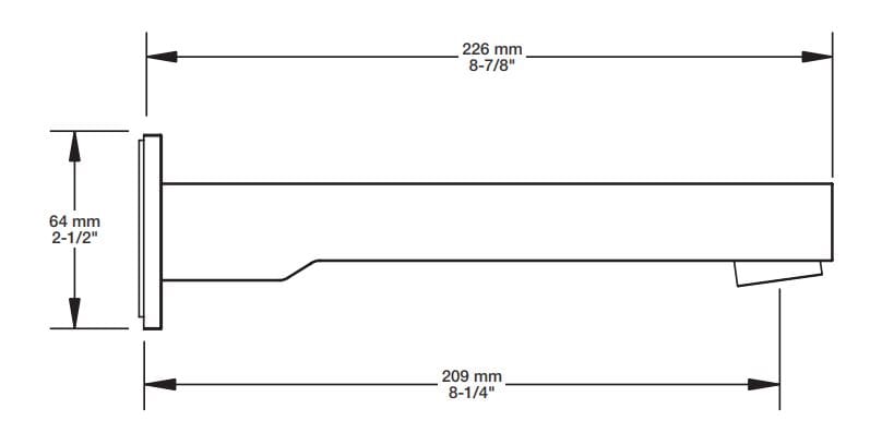 Встраиваемый термостатический набор для ванны с ручным душем BARIL Rec B05 ARCH-00054939 - Вид №5