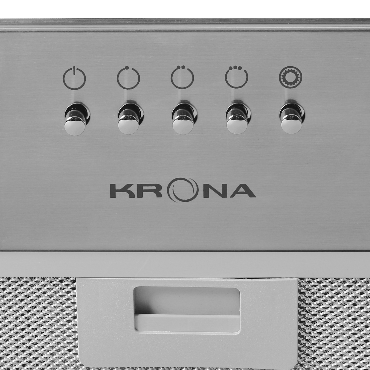 8184304 Вытяжка полновстраиваемая KRONA RUNA 600 PB серебристый STDN-0142487 - Вид №4