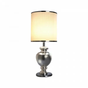 Настольный светильник Quando LT-2294-С1W хром ESF ВАЗА 043867 Белый;серебро