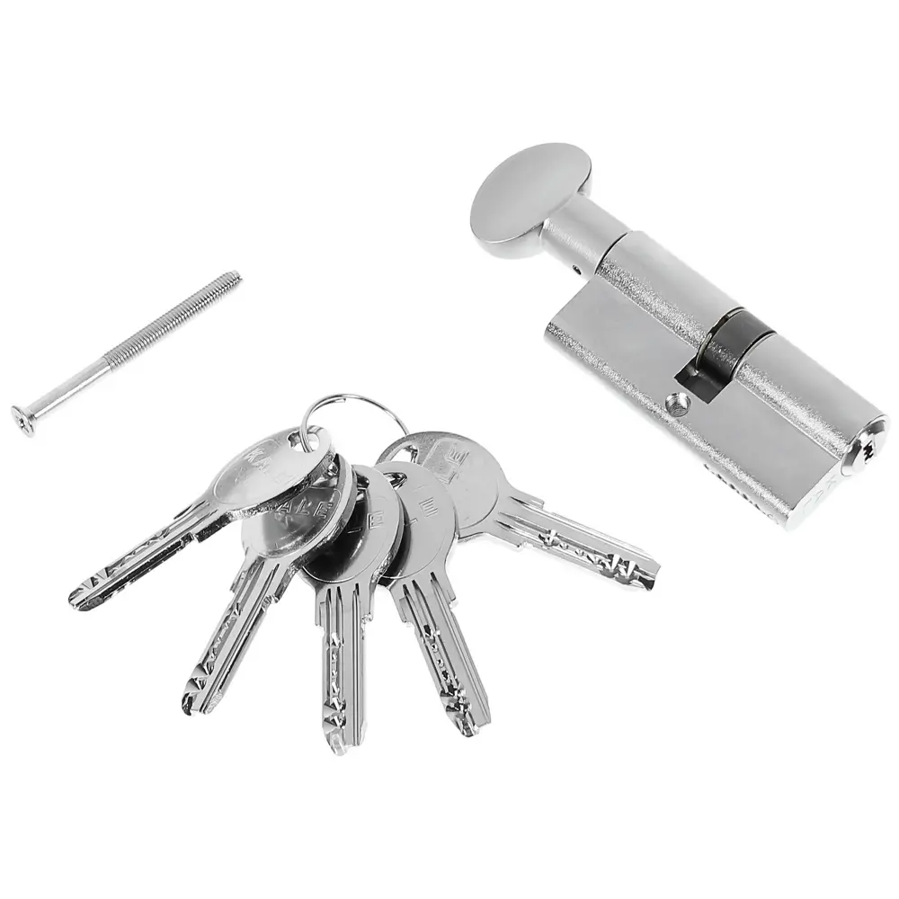 Цилиндр ключ/вертушка 35x35 никель164 SM/70 Santreyd STLM-2186679 - Вид №2