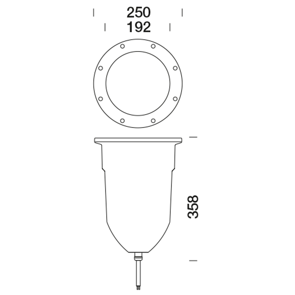 8408567 Встраиваемый в пешеходный пол Platek GRANDE  GRANDE - LED 4000K Elliptical - Вид №4