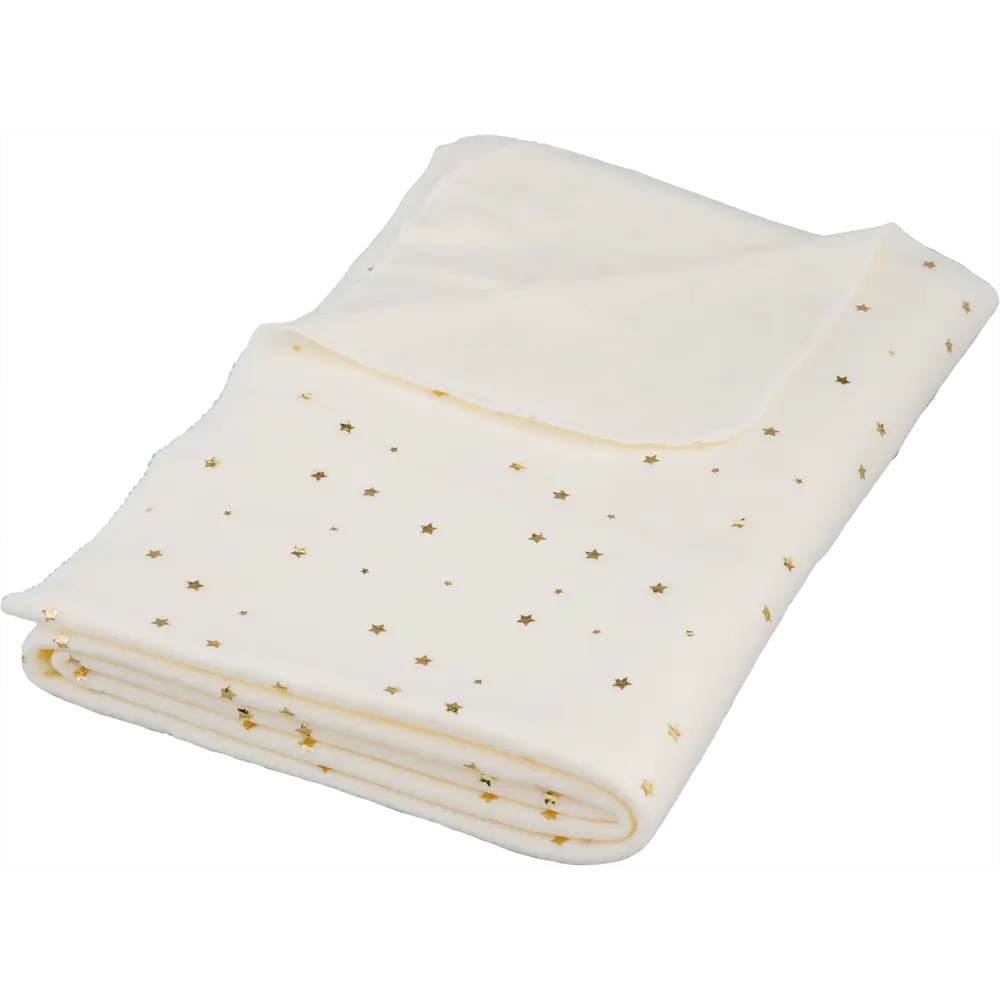 Плед «Звёздочки» 130x170 см флис цвет бежевый Santreyd Новый Год STLM-2144961 - Вид №1