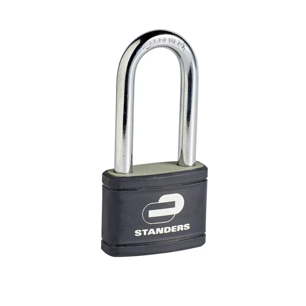 Навесной замок Standers чугунный с цилиндровым механизмом 86255602 STLM-1567121