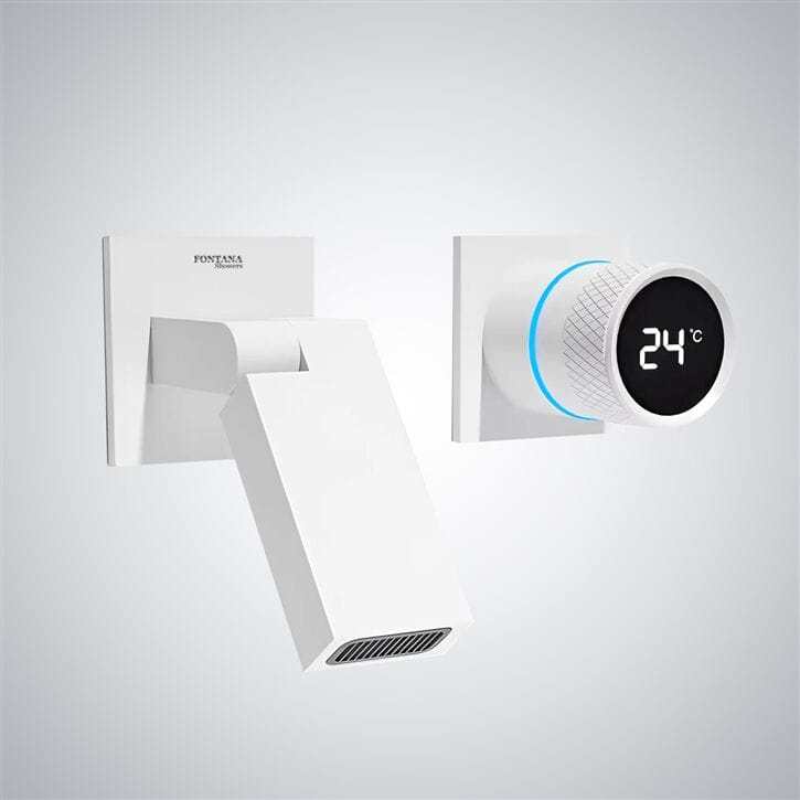 Настенный смеситель для раковины с 2 отверстиями Fontana Showers синий Синий ARCH-00139938 - Вид №16