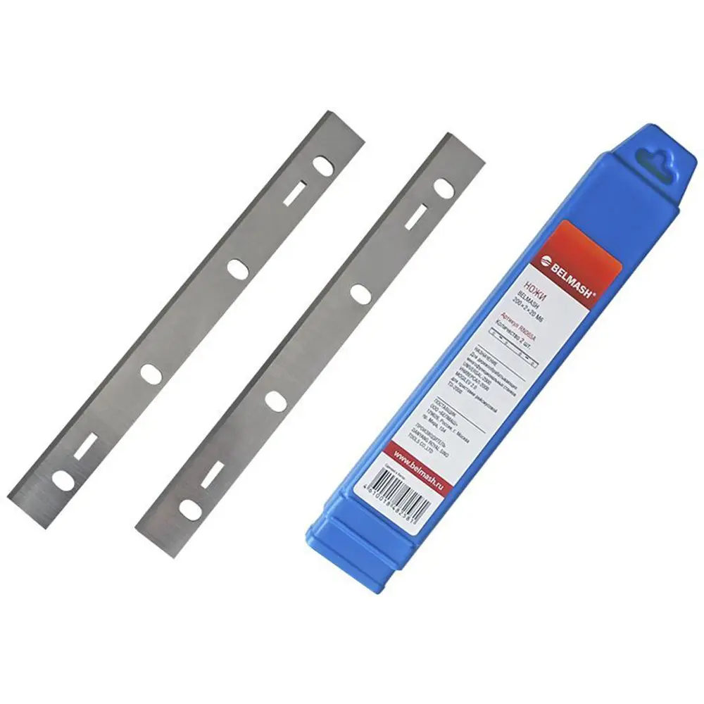 Нож для рубанка Belmash RN065A 200х2х20 мм, 2 шт STLM-2095185