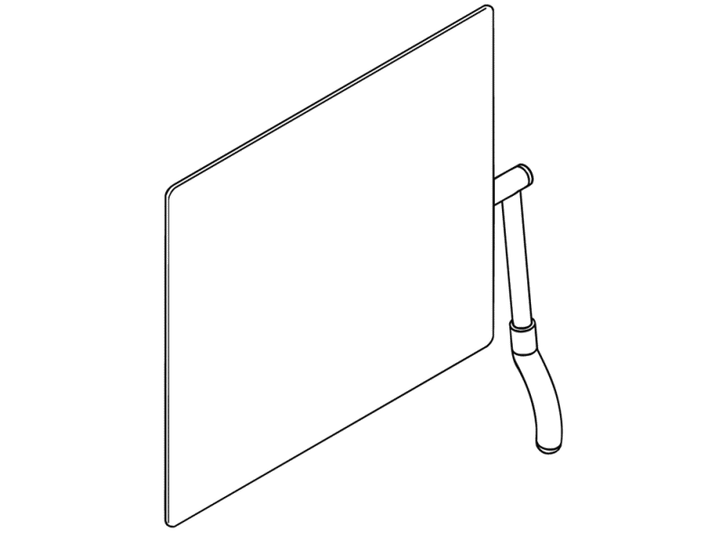 802.01.100R поворотное зеркало HEWI USA Produkte  - Вид №17