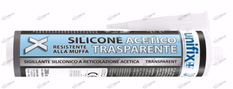 Unifix SWG Универсальный прозрачный уксусный силикон Siliconi e sigillanti sun-id-1429684