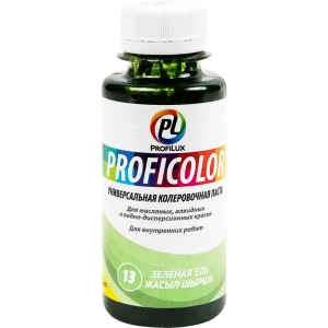 Колеровочная паста Profilux №13 100 гр цвет зелёная ель