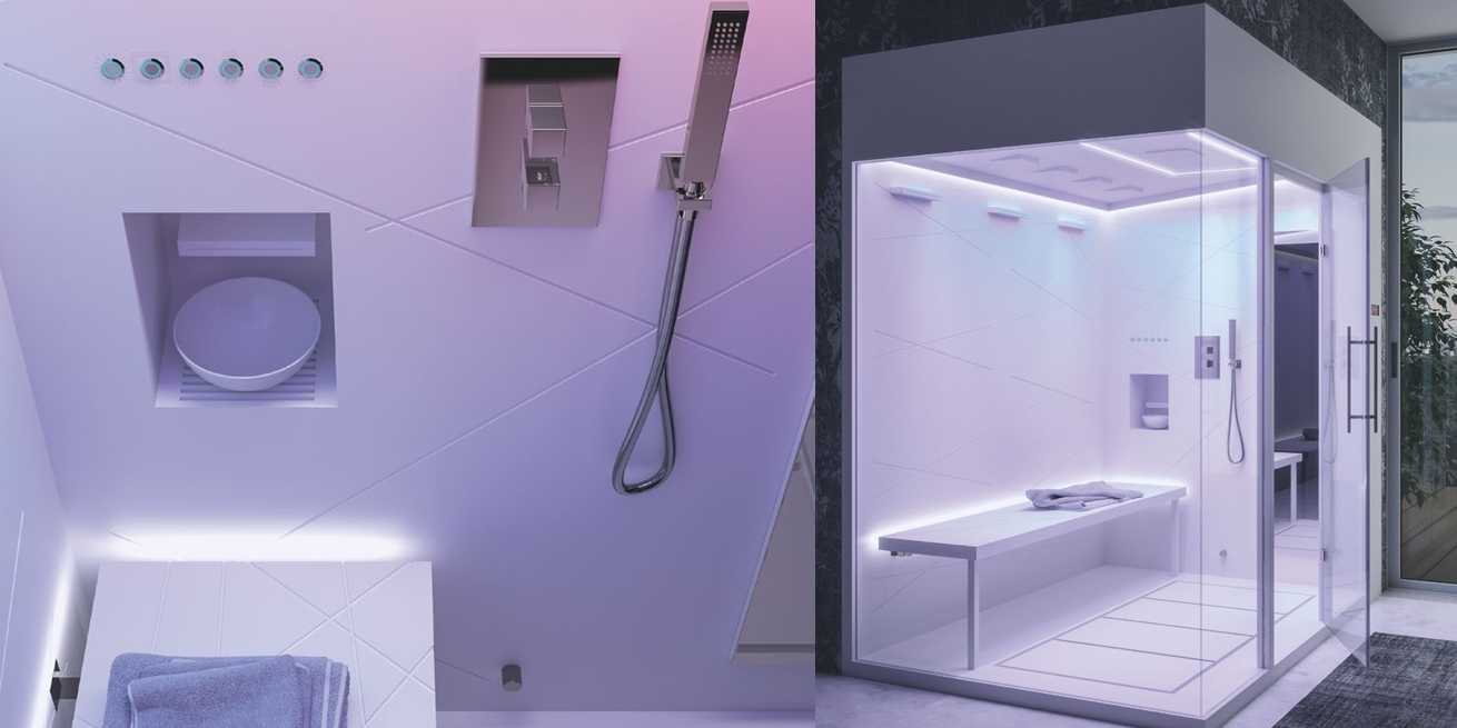 Moma Design Хаммам угловой KING SIZE2 белый правый SEHMKS2SX - Вид №4