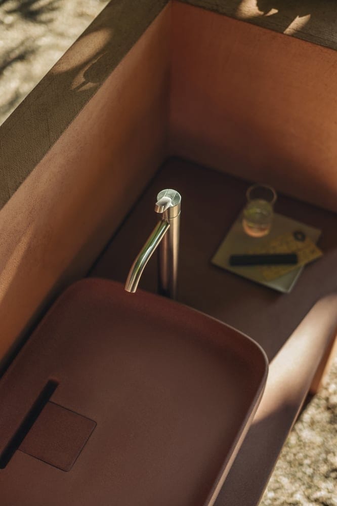 Однорычажный смеситель для раковины из нержавеющей стали Agape SQUARE ARCH-00110430 - Вид №3