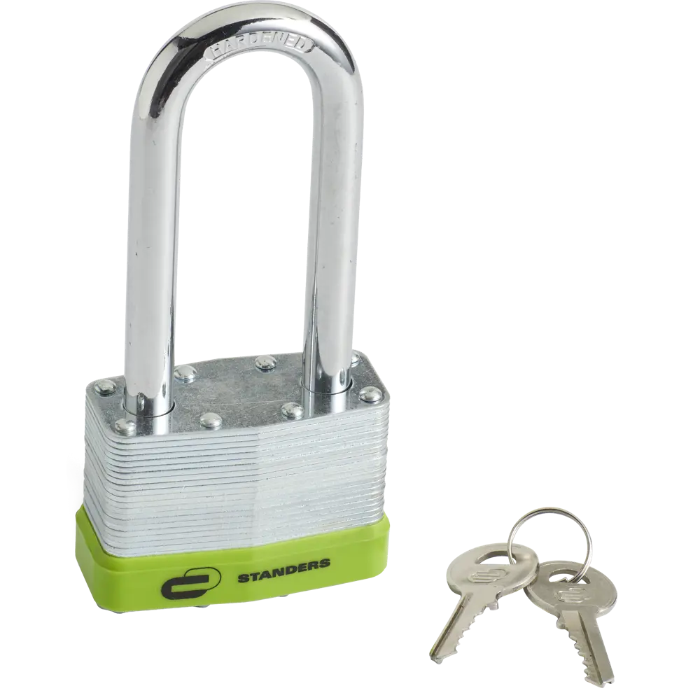 Замок навесной Standers с длинной дужкой 65x45 мм сталь STLM-2168408 - Вид №1