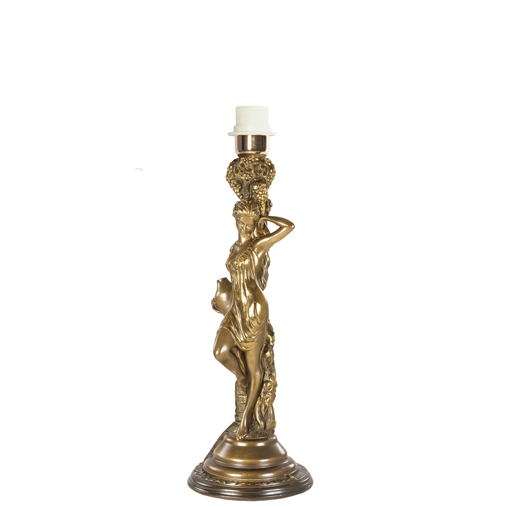 32086+34057 Настольная лампа Девушка с кувшином 2 Тюссо Поталь BOGACHO  - Вид №3