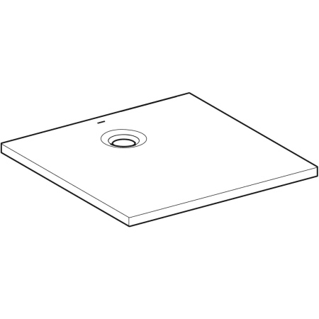 550.750.00.1 Квадратный душевой поддон Geberit Olona Geberit  - Вид №1