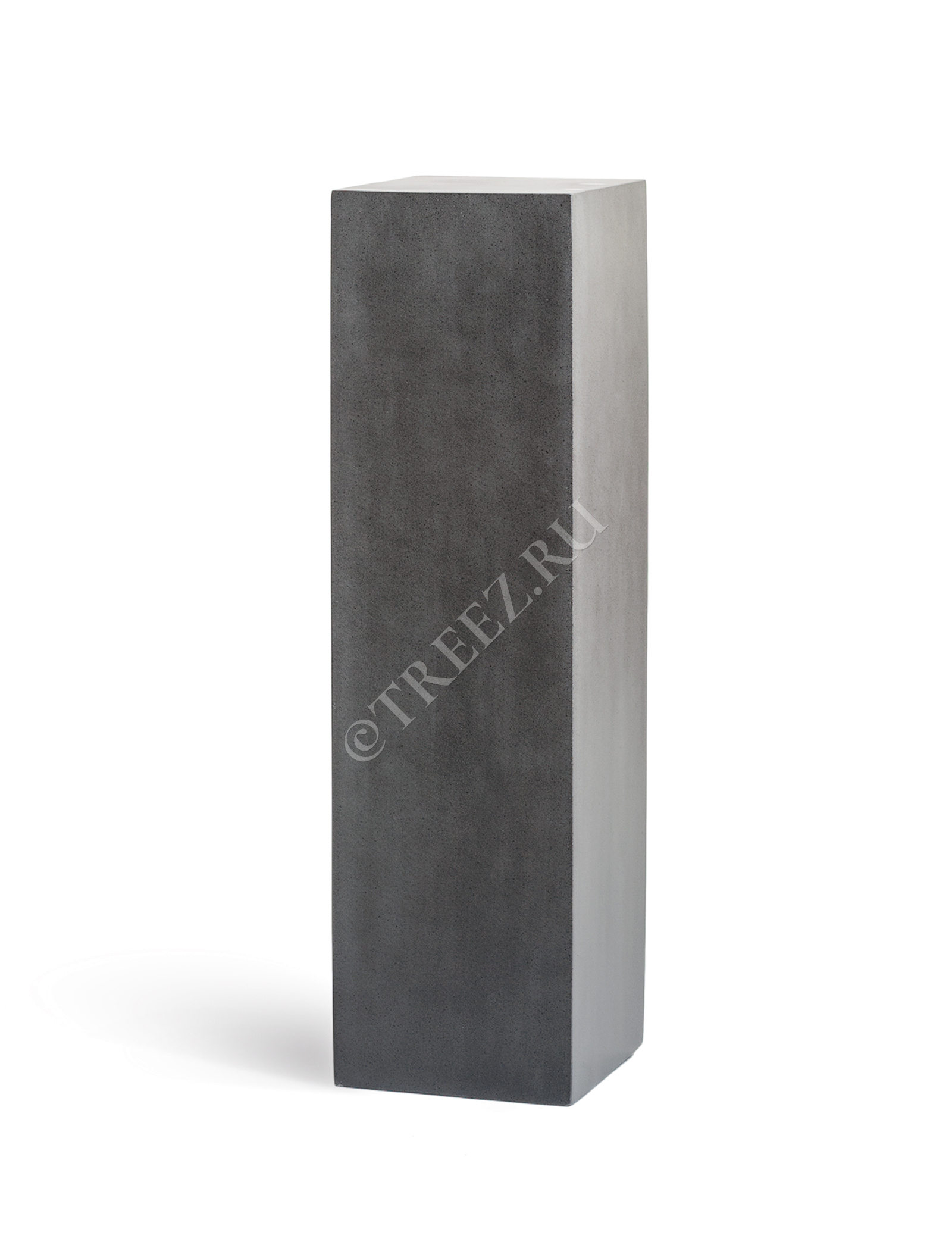 41.3317-02-007-GR-120 Кашпо  Effectory - серия Beton - Колонна - Тёмно-серый бетон Цветочная коллекция  - Вид №7