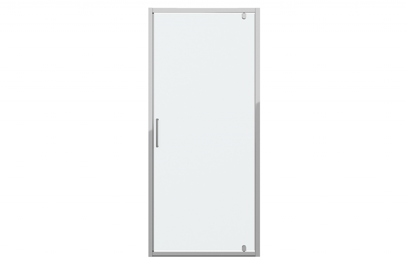 Душевая дверь в нишу, одна распашная дверь DROP BD090.4110A bravat - Вид №1
