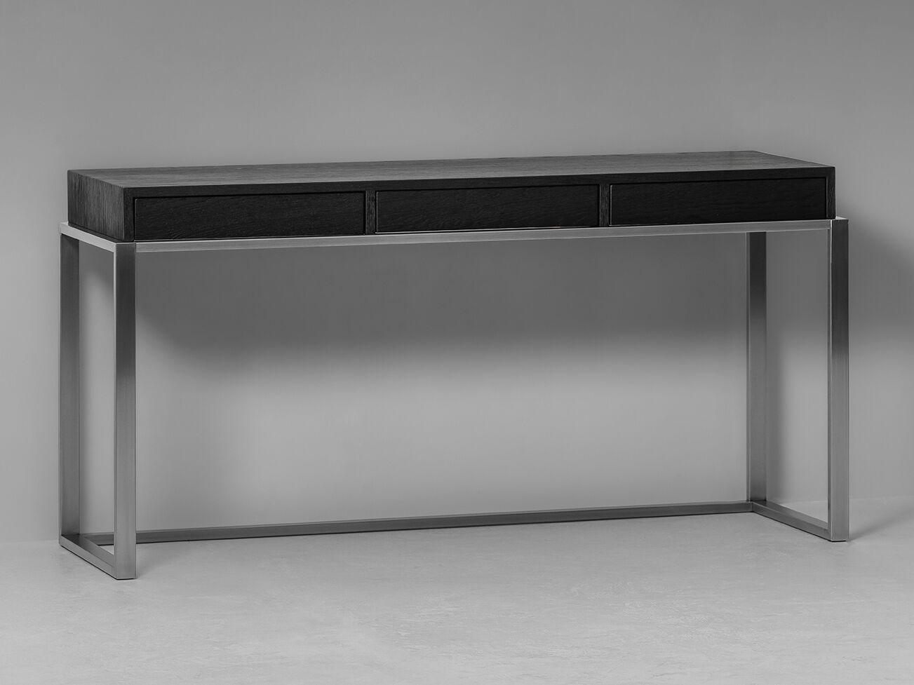 Консоль из массива дерева и латуни с ящиками Van Rossum Примечание ARCH-00057289 - Вид №1