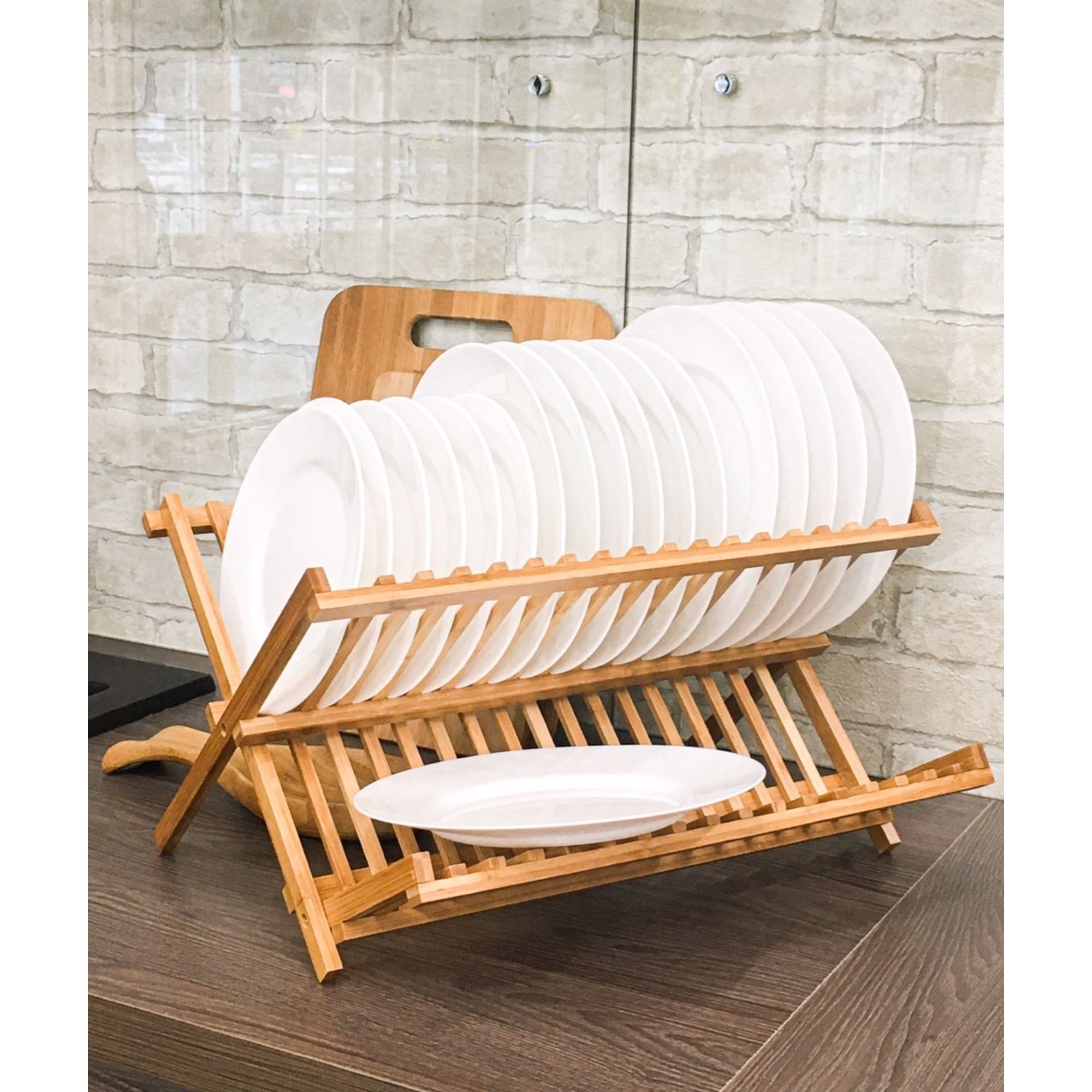 18581472 Сушилка для посуды BAO, 44.5x40x26 см, бамбук Santreyd  - Вид №5