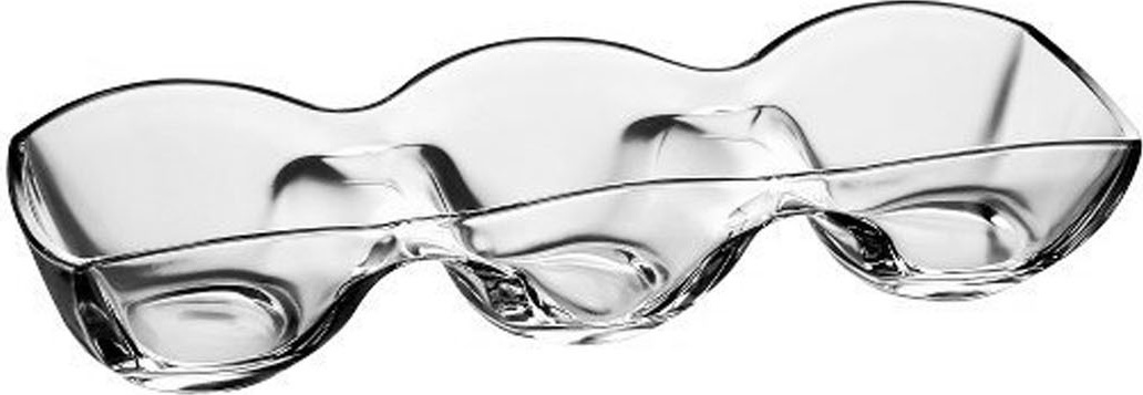 10536214 Vidivi Менажница трехсекционная Vidivi "Даниэль" 39см Стекло 