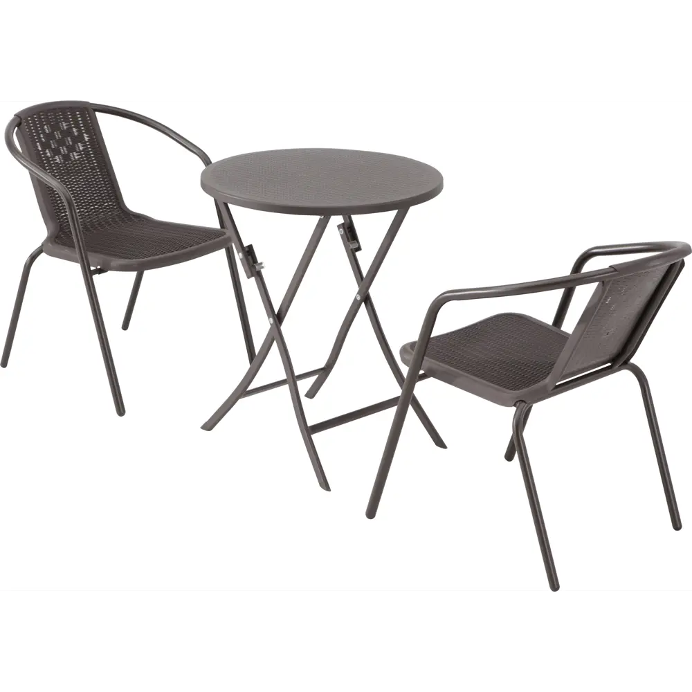 Стол садовый складной 60x72 см, сталь/полипропилен Santreyd STLM-2178098 - Вид №1