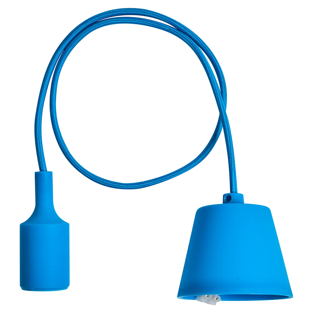 Люстра подвесная 1 лампа 6 м² цвет синий Santreyd STLM-2177269 - Вид №1