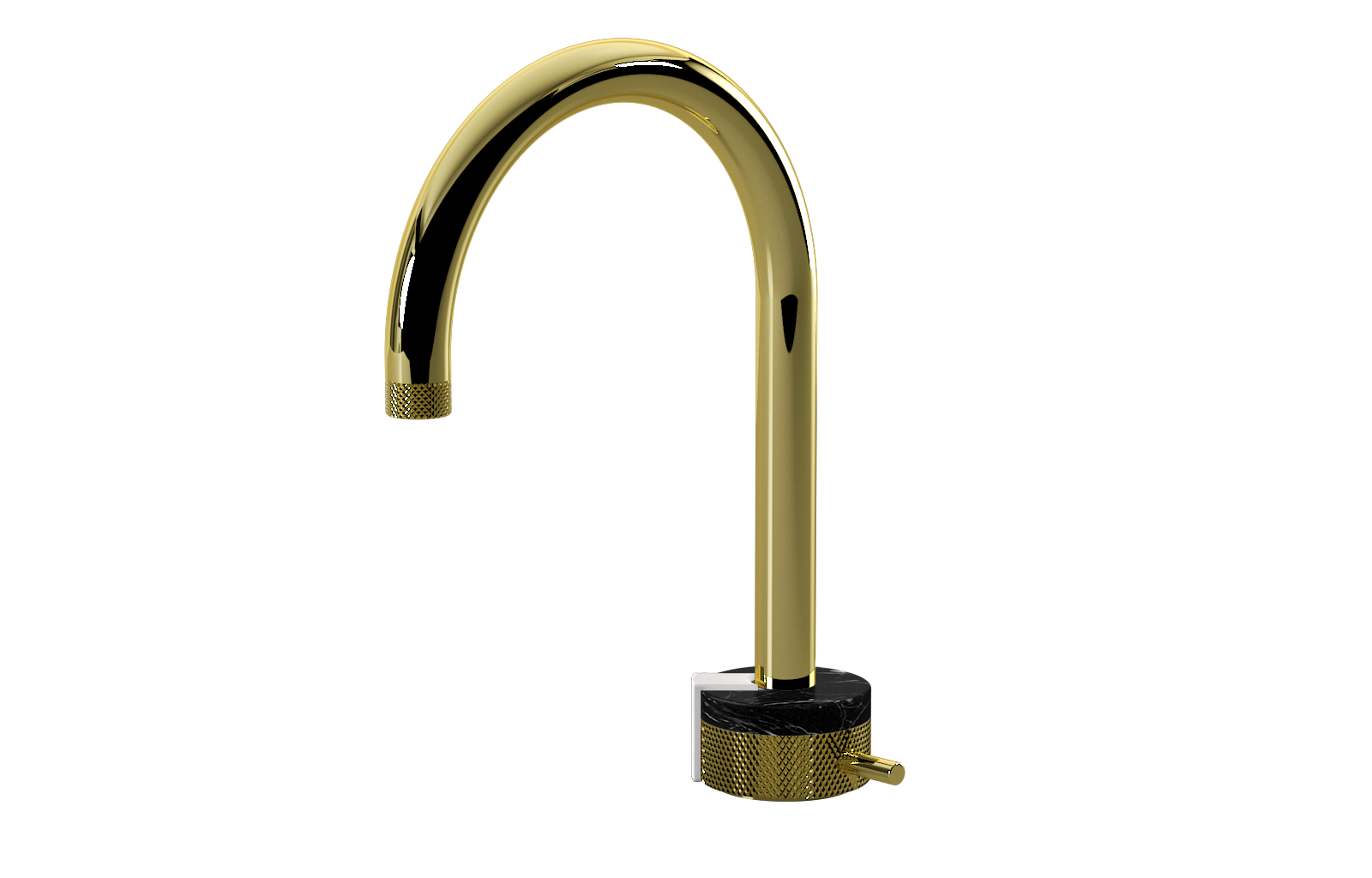 E-11502-R2MB-L2WT-PB Однорычажный прогрессивный смеситель для раковины - излив 16см GRAFF MOD+