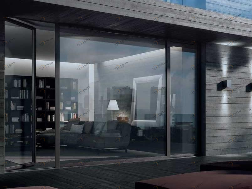 COCIF Распашная дверь с терморазрывом из дерева Slim sun-id-1427029