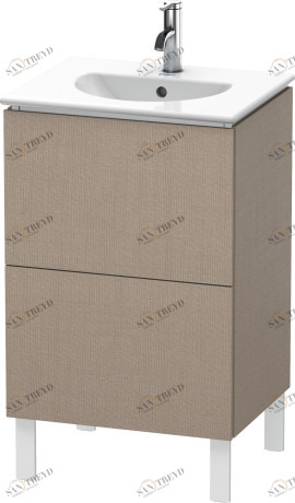 LC660407575 Тумбочка напольная L-Cube #LC6604 520 x 419 мм Лен, декор Duravit