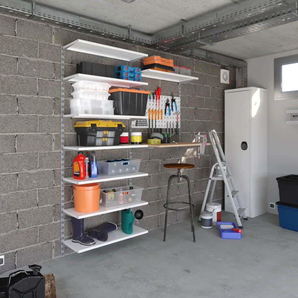 Кронштейн г-образный Spaceo 38 см нагрузка до 55 кг цвет серый 2 шт STLM-2193729 - Вид №9