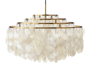 Подвесной светильник из перламутра