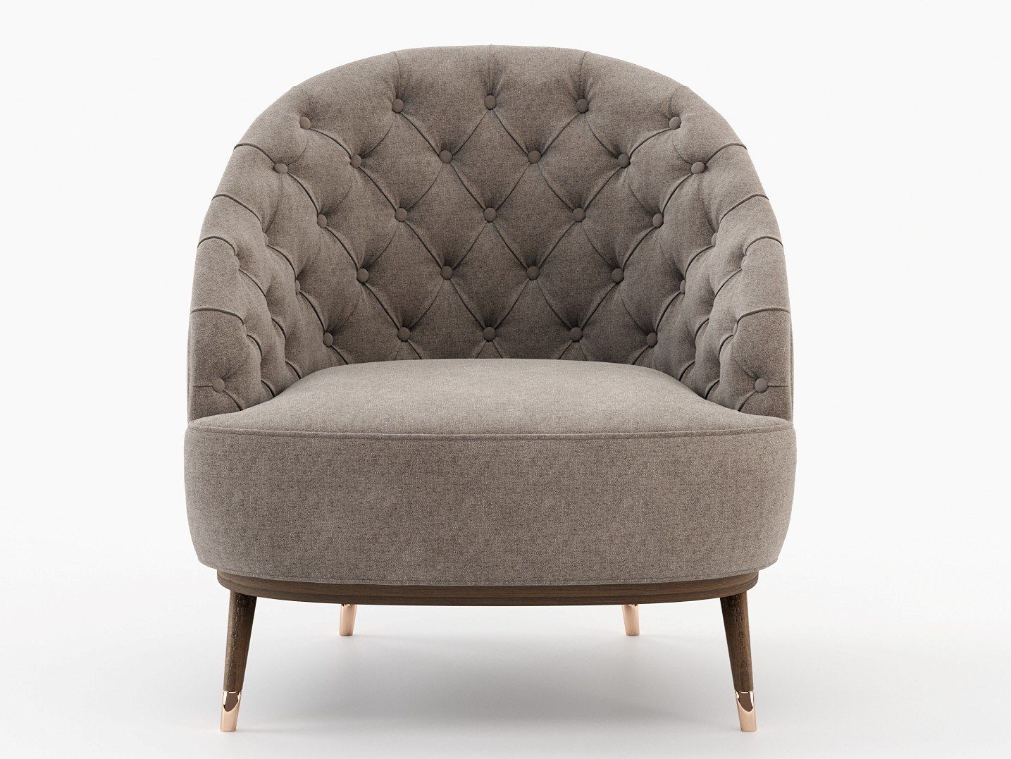 Капитонное кресло с подлокотниками Laskasas HECTOR ARCH-00098142 - Вид №3