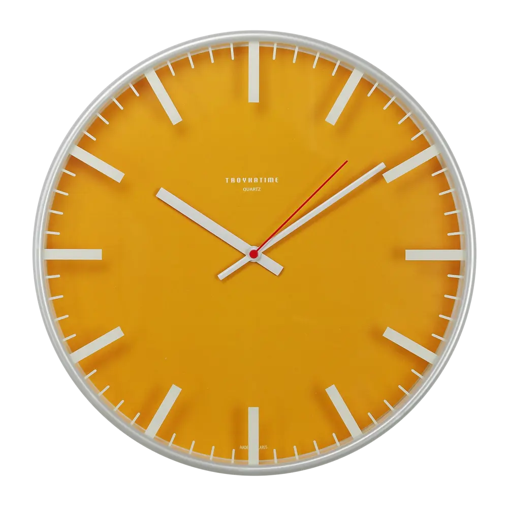 Часы настенные, цвет оранжевый, диаметр 30 см Santreyd STLM-2147037
