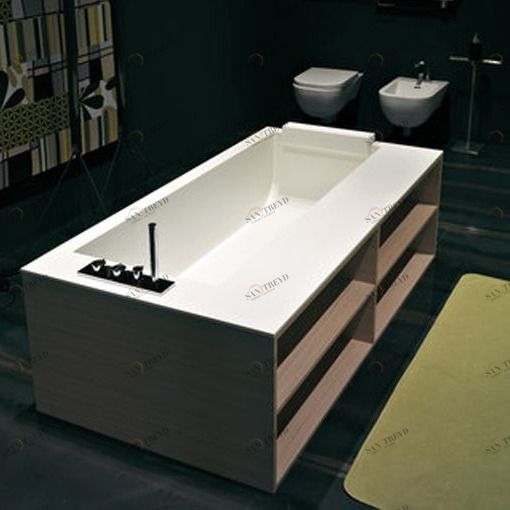 Ванна отдельно стоящая BIBLIO64B Antonio Lupi BIBLIO L=180 см Antoniolupi